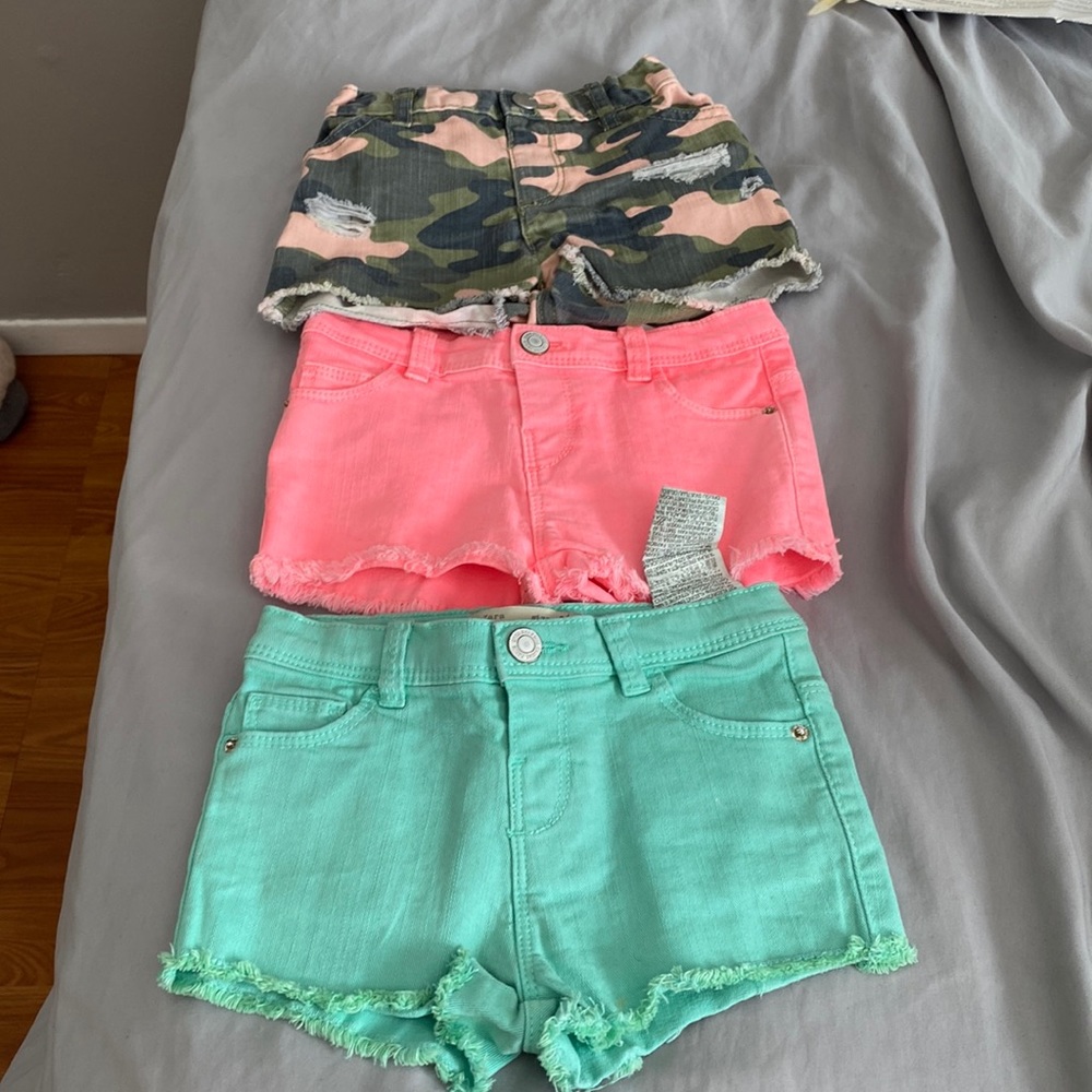 Shorts from Zara and Childrensplace